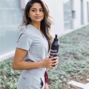 Figs cement grey scrubs